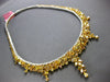 GIA LARGE 37.87CT WHITE & FANCY YELLOW ORANGE DIAMOND 18KT 2 TONE GOLD NECKLACE