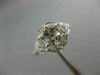WIDE .52CT DIAMOND 14KT WHITE GOLD 3D FLOWER FILIGREE SEMI MOUNT ENGAGEMENT RING