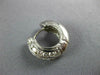 ESTATE WIDE 1.30CT DIAMOND 14K WHITE GOLD CLASSIC MULTI ROW HUGGIE EARRINGS #679