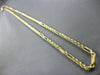 WIDE & LONG 14K YELLOW GOLD 3D SOLID HANDCRAFTED ROPE BY THE YARD CHAIN NECKLACE