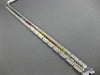 ESTATE WIDE & LONG 7.62CT DIAMOND & MULTI COLOR SAPPHIRE 14K WHITE GOLD BRACELET