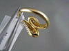 ANTIQUE WIDE DESIGNER 1.94CT DIAMOND 18KT Y GOLD RING