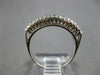 ANTIQUE .35CT OLD MINE DIAMOND 14K WHITE GOLD 3D WEDDING ANNIVERSARY RING #27862