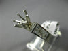 1.60CT DIAMOND PLATINUM ROUND PRINCESS BAGUETTE SEMI MOUNT ENGAGEMENT RING 13900