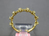 ESTATE .24CT DIAMOND 14KT YELLOW GOLD 3D 8 STONE SEMI ETERNITY ANNIVERSARY RING