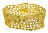 EXTRA LARGE 26.60CT MULTI COLOR FANCY YELLOW DIAMOND 18K YELLOW GOLD 3D BRACELET