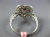 ESTATE 1.79CT WHITE & PINK DIAMOND 18KT 2 TONE GOLD DOUBLE HALO ENGAGEMENT RING