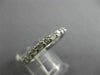 ESTATE 1.25CT ROUND DIAMOND 14KT WHITE GOLD 3D ETERNITY WEDDING ANNIVERSARY RING