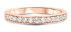.32CT DIAMOND 14KT ROSE GOLD ROUND CHANNEL PRONG SEMI ETERNITY ANNIVERSARY RING