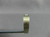 ESTATE .17CT DIAMOND 18KT WHITE & YELLOW GOLD MATTE SINGLE STONE MENS RING #9336
