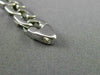 ESTATE WIDE 14KT WHITE GOLD SOLID HANDCRAFTED ITALIAN CLASSIC BRACELET #22768