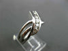 ESTATE WIDE .62CT DIAMOND 14KT WHITE GOLD 5 STONE JOURNEY LOVE RING #17788
