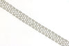 WIDE 1.90CT DIAMOND 14KT WHITE GOLD 3D OPEN FILIGREE FLORAL SNOWFLAKE BRACELET