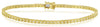 ESTATE .26CT DIAMOND 14KT YELLOW GOLD CLASSIC ROUND DIAMOND CUT TENNIS BRACELET
