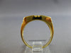.09CT DIAMOND & AAA ONYX 14KT YELLOW GOLD 3D SQUARE HANDCRAFTED MENS RING #23110