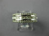 ESTATE WIDE 1.42CT DIAMOND 18KT WHITE GOLD 3D ROUND & PRINCESS ANNIVERSARY RING