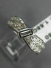 ANTIQUE 1.58CT OLD MINE DIAMOND PLATINUM DOUBLE WAVE ETERNITY FUN RING #18829