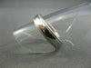 ESTATE 14KT WHITE GOLD 3D MILGRAIN CLASSIC SOLID WEDDING RING 4MM WIDE #1523