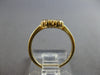 ESTATE .10CT DIAMOND 14KT YELLOW GOLD 3D CLASSIC OPEN HEART LOVE FUN RING #27893