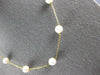 ESTATE AAA SOUTH SEA PEARL 14KT YELLOW GOLD 3D BY THE YARD NECKLACE #23899