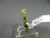 .16CT AAA SAPPHIRE 14KT YELLOW GOLD 3D FILIGREE ZIG ZAG WEDDING ANNIVERSARY RING