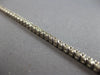 ESTATE 2.30CT DIAMOND 14KT WHITE GOLD 3D CLASSIC ROUND 2.5MM TENNIS BRACELET