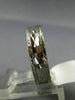ESTATE 14KT WHITE GOLD FILIGREE MILGRAIN HAMMERED WEDDING ANNIVERSARY RING #1054
