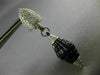 EXTRA LARGE 27.25CT DIAMOND & SAPPHIRE 18KT WHITE GOLD CLIP ON HANGING EARRINGS