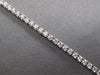 ESTATE 1.54CT DIAMOND 14KT WHITE GOLD 3D CLASSIC ROUND 2.5mm TENNIS BRACELET