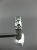 .87CT ROUND & BAGUETTE DIAMOND 14K WHITE GOLD 3D THREE ROW ANNIVERSARY RING 1222