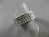 ESTATE LARGE 5.04CT PRINCESS CUT DIAMOND 18K WHITE GOLD ANNIVERSARY RING #20596