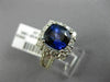 LARGE 2.23CT ROUND & BAGUETTE DIAMOND & SAPPHIRE 18KT WHITE GOLD ENGAGEMENT RING