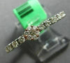 ESTATE .68CT DIAMOND 18KT WHITE & ROSE GOLD FLOWER TENNIS ETERNITY FLEXIBLE RING