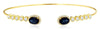 1.83CT DIAMOND & AAA RUBY 14KT YELLOW GOLD OVAL & ROUND FLEXIBLE BANGLE BRACELET