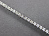ESTATE 2.23CT DIAMOND 14KT WHITE GOLD 3D 2MM CLASSIC TENNIS BRACELET