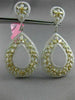 MASSIVE 16.43CT WHITE & FANCY YELLOW DIAMOND 18KT TWO TONE GOLD HANGING EARRINGS