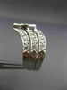 ANTIQUE LARGE 1.30CT OLD MINE DIAMOND 14KT WHITE GOLD MARQUISE V SHAPE RING #566