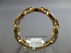 .22CT DIAMOND 14KT YELLOW GOLD CLASSIC MULTI OVAL LINK WEDDING ANNIVERSARY RING