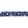 EXTRA LARGE 127.89CT DIAMOND & AAA SAPPHIRE 18KT WHITE GOLD MULTI SHAPE BRACELET