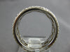 LARGE 2.70CT DIAMOND 18KT WHITE GOLD 3D MULTI ROW PAVE ETERNITY ANNIVERSARY RING