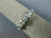 ESTATE .40CT DIAMOND 14KT WHITE GOLD 5 STONE CIRCULAR ANNIVERSARY RING #18143