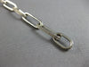 LARGE & LONG 1.58CT DIAMOND 14KT WHITE GOLD 3D CLASSIC OVAL LINK TENNIS BRACELET