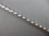 ESTATE 1.29CT DIAMOND 14KT WHITE GOLD 3D CLASSIC ROUND XO LOVE TENNIS BRACELET