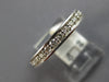 .88CT DIAMOND 14KT WHITE GOLD CHANNEL SHARED PRONG 3mm WEDDING ANNIVERSARY RING