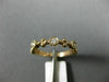 ESTATE .26CT DIAMOND 14K ROSE GOLD 3D FLOWER FILIGREE WEDDING ANNIVERSARY RING