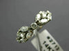 ESTATE 1.20CT ROUND & MARQUISE DIAMOND 14KT WHITE GOLD 3D ANNIVERSARY RING #2712