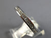ESTATE 1.25CT DIAMOND 14KT WHITE GOLD ROUND CHANNEL 4MM WEDDING ANNIVERSARY RING