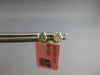 ESTATE .33CT DIAMOND 14KT YELLOW GOLD 3D ROUND CLASSIC FOUR PRONG STUD EARRINGS