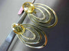 ESTATE 4.14CT DIAMOND & AAA CITRINE 14KT YELLOW GOLD MULTI OVAL CLIP ON EARRINGS
