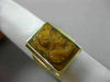 ANTIQUE LARGE BROWN CARNELIAN 14KT YELLOW GOLD 3D RECTANGULAR ROMAN SOLDIER RING